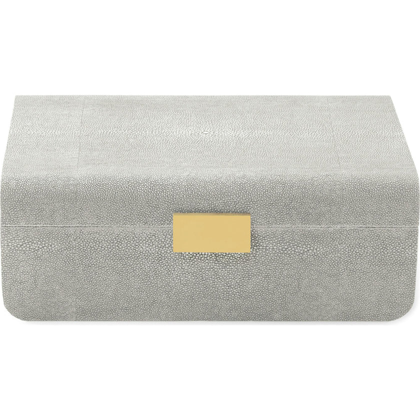 Modern Shagreen Large Jewelry Box