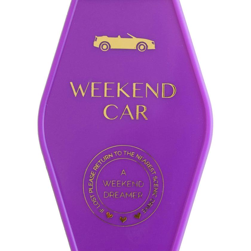 Weekend Car Keychain