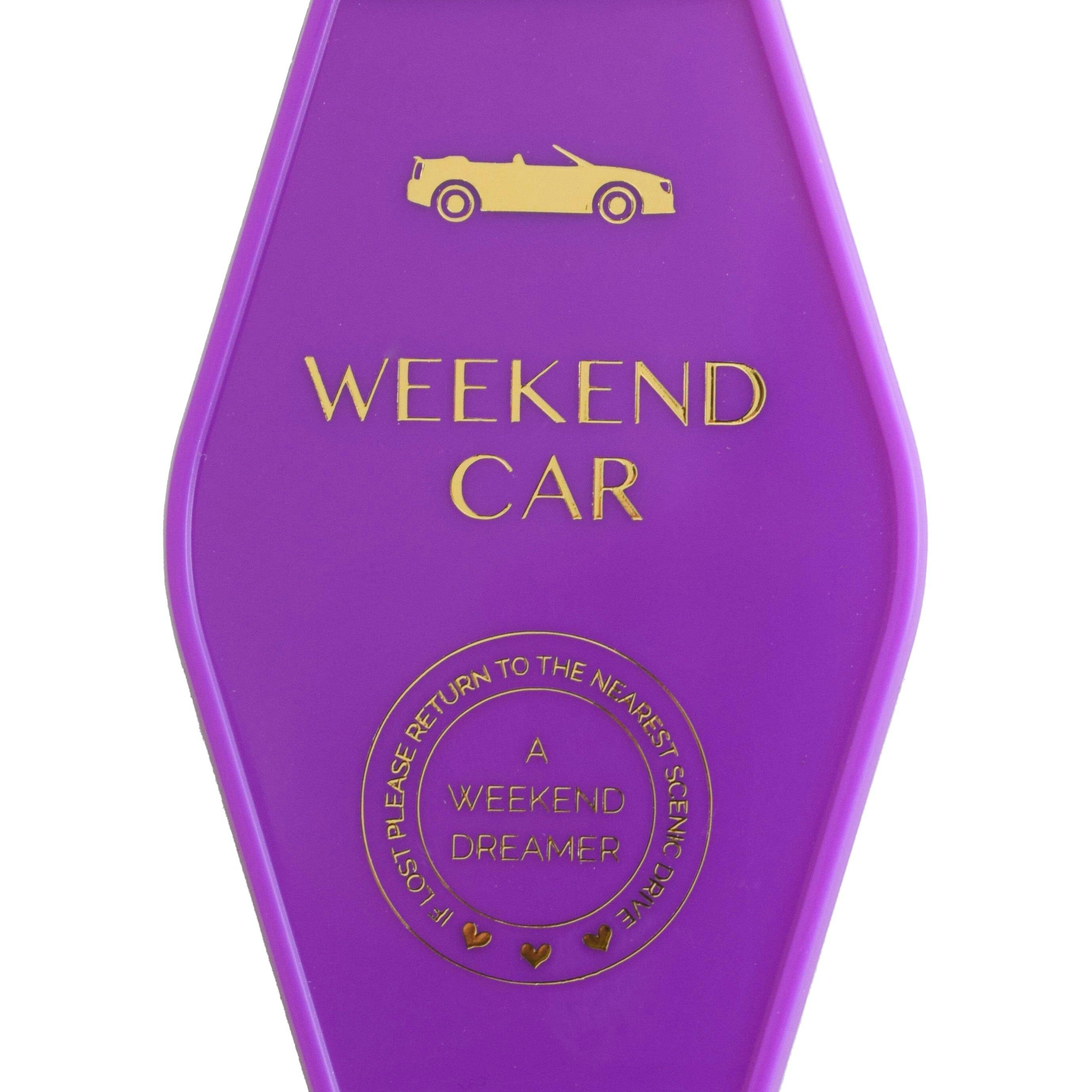 Weekend Car Keychain