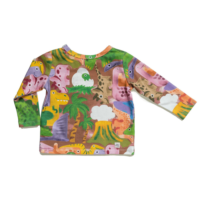 Billie Print Long Sleeve Pocket Tee
