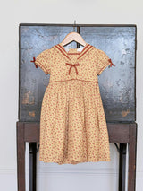 Caramel Floral Mirabel Girl Dress
