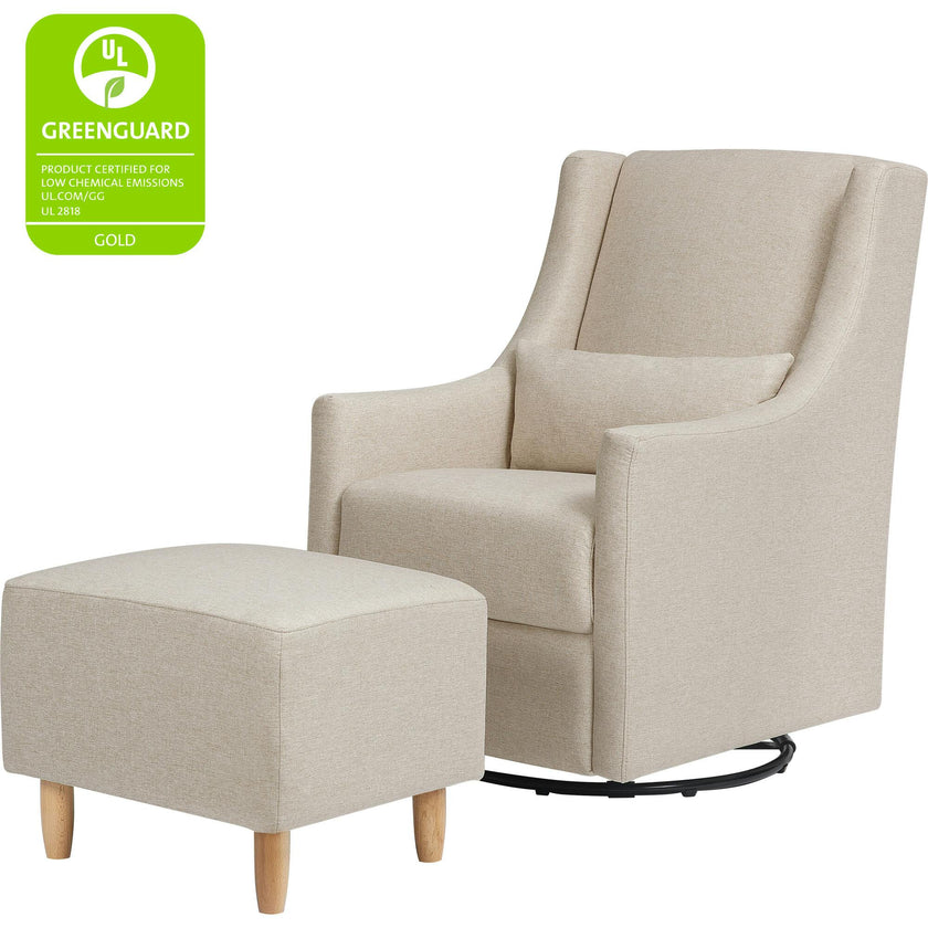 Toco Swivel Glider and Ottoman