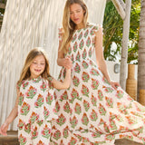 Womens Sen Dress - Pink Bellflower