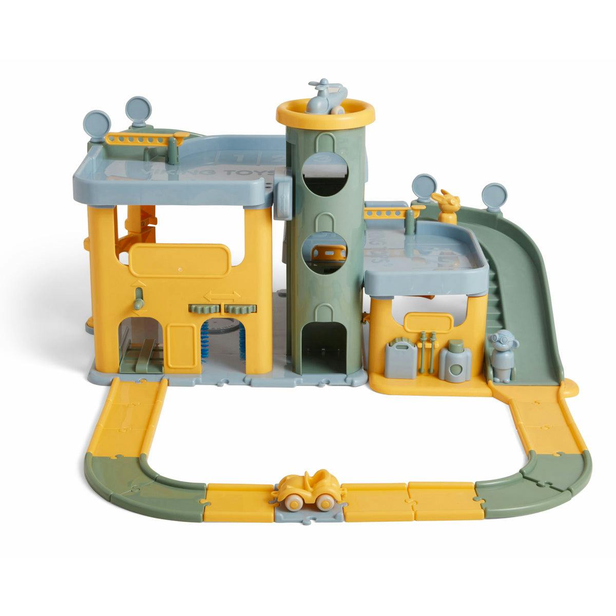 Re:line Viking City TWO-STORY GARAGE & ROAD SET