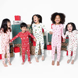 Nutcracker Pink Bamboo Kids Pajamas