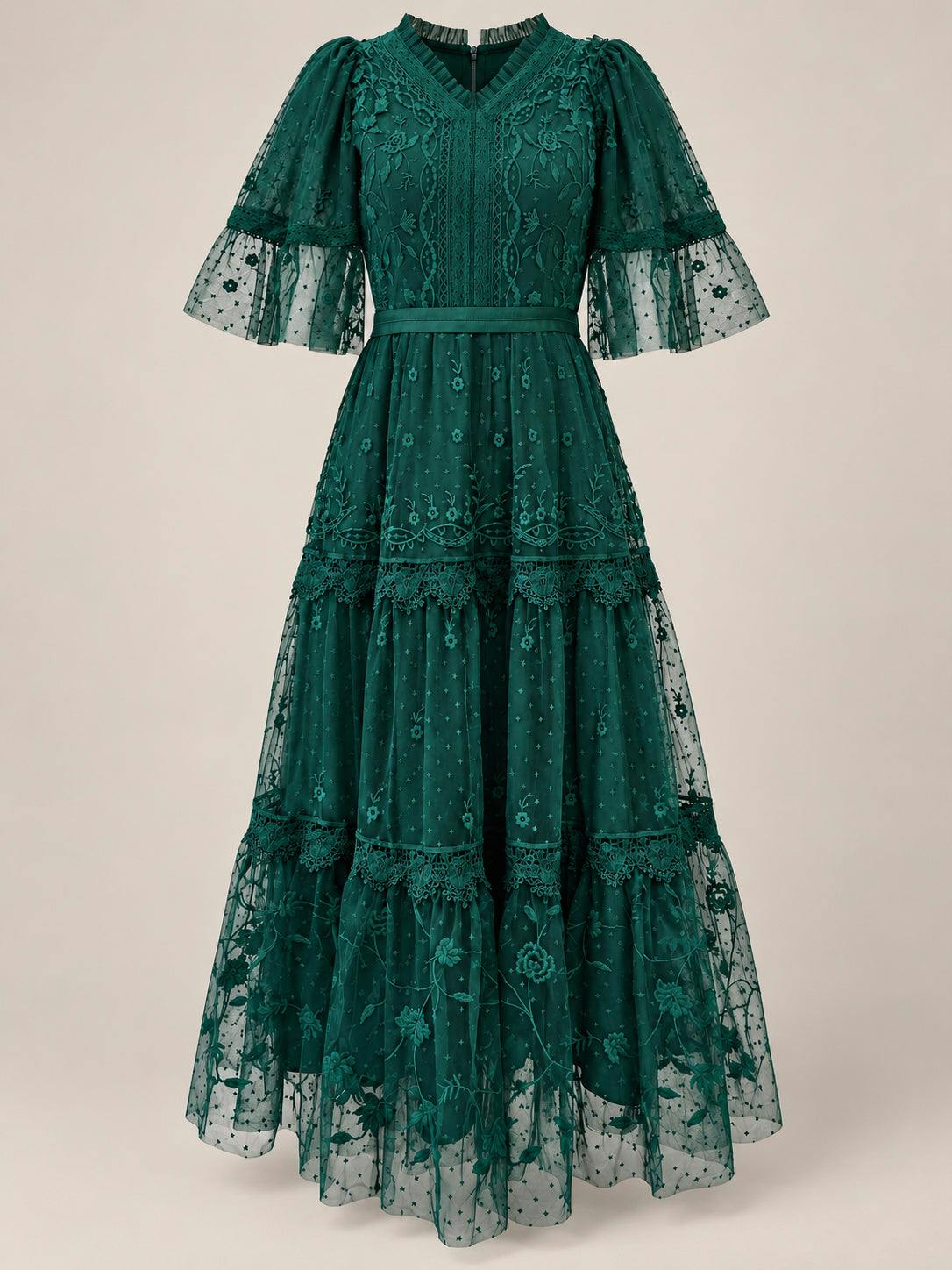 Jules Dress in Emerald