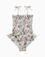 Ruched Swimsuit in Carline