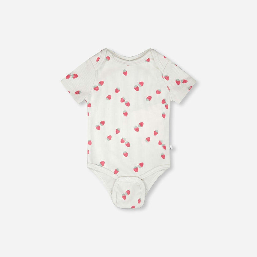 Evolutive Cotton Rib Jersey Onesie