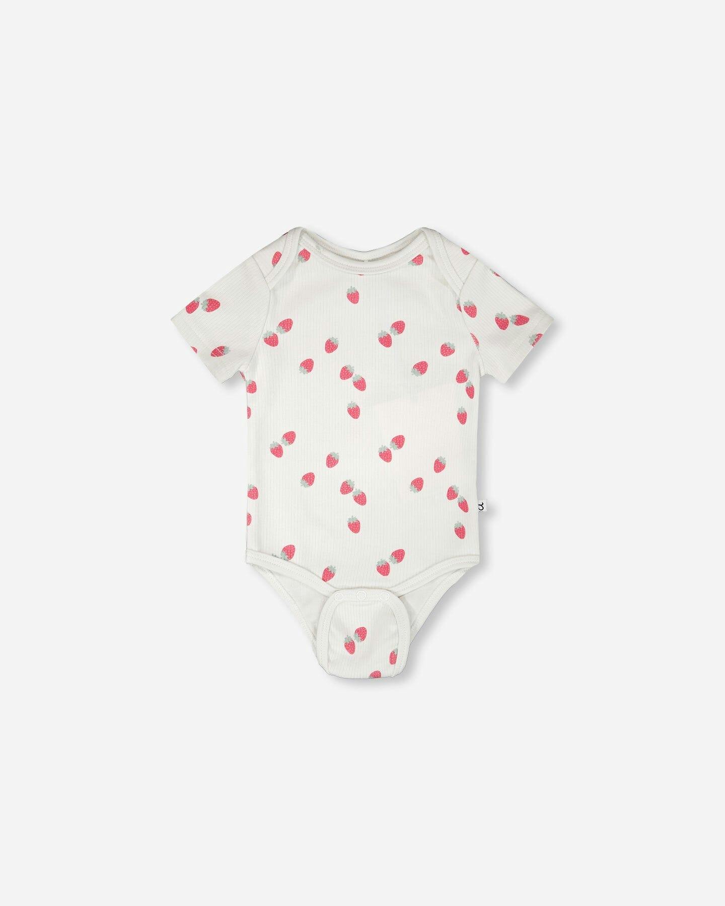 Evolutive Cotton Rib Jersey Onesie