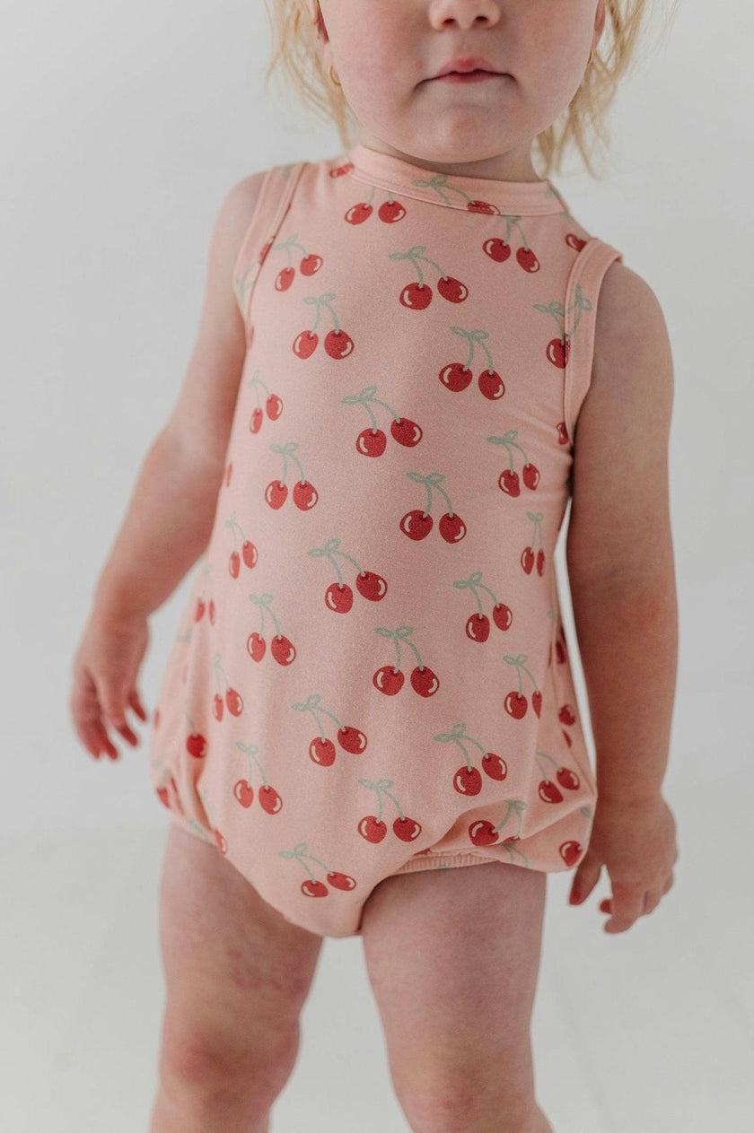 Baby Girl Bubble Bodysuit Set in Llamas