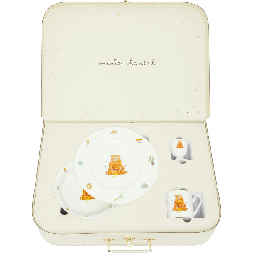 Manners Begin At Breakfast Suitcase Set