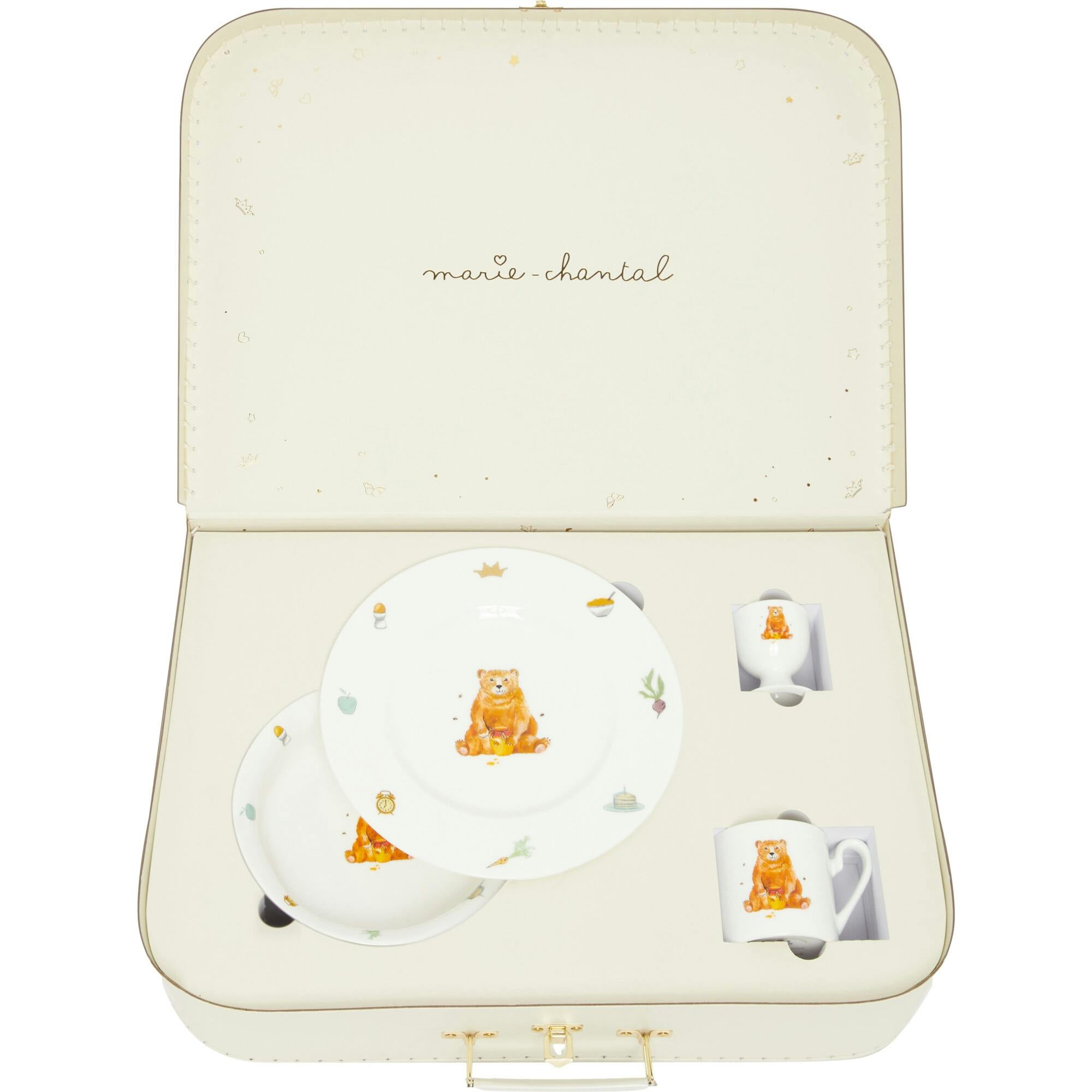 Manners Begin At Breakfast Suitcase Set