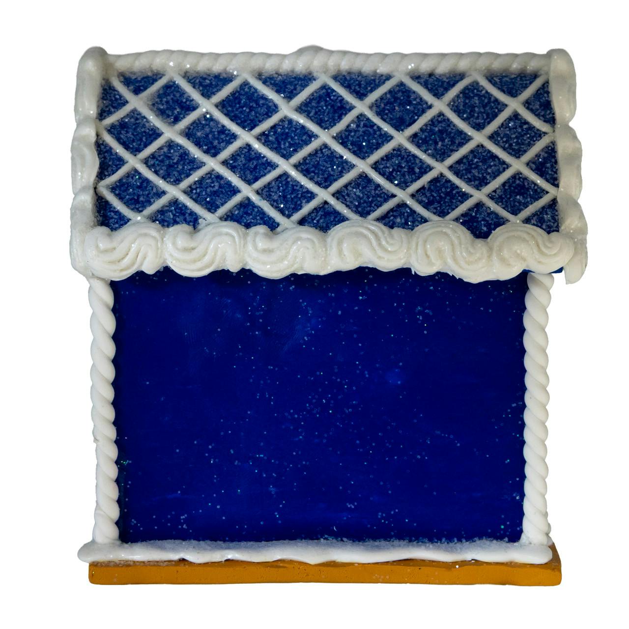 Kurt Adler 4-Inch Clay Dough Hanukkah LED House Table Piece