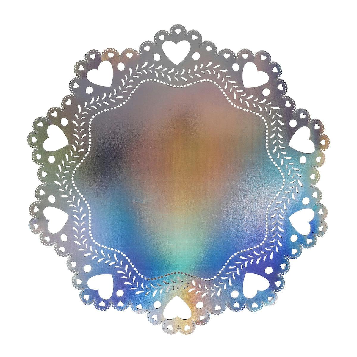 Sweetheart Iridescent Doily Placemats (10 count)