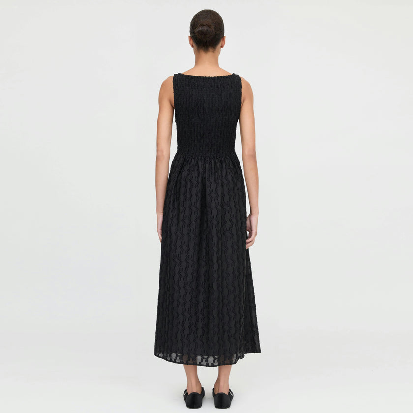 The Cosima Nap Dress - Black Fil Coupé