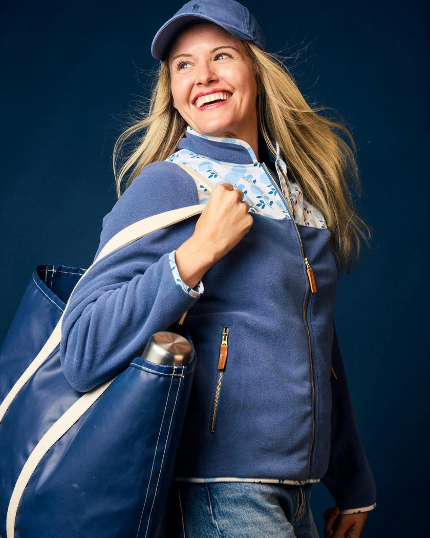 Women's Hydrangea Fleece Jacket
