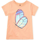 Shimmery Graphic Tee, Red