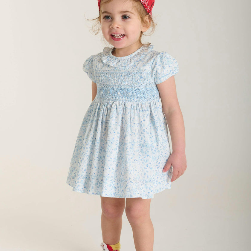 Hand-Smocked Baby Dress - Chiara
