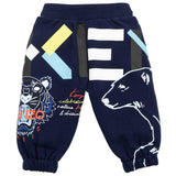 Navy Logo Joggers