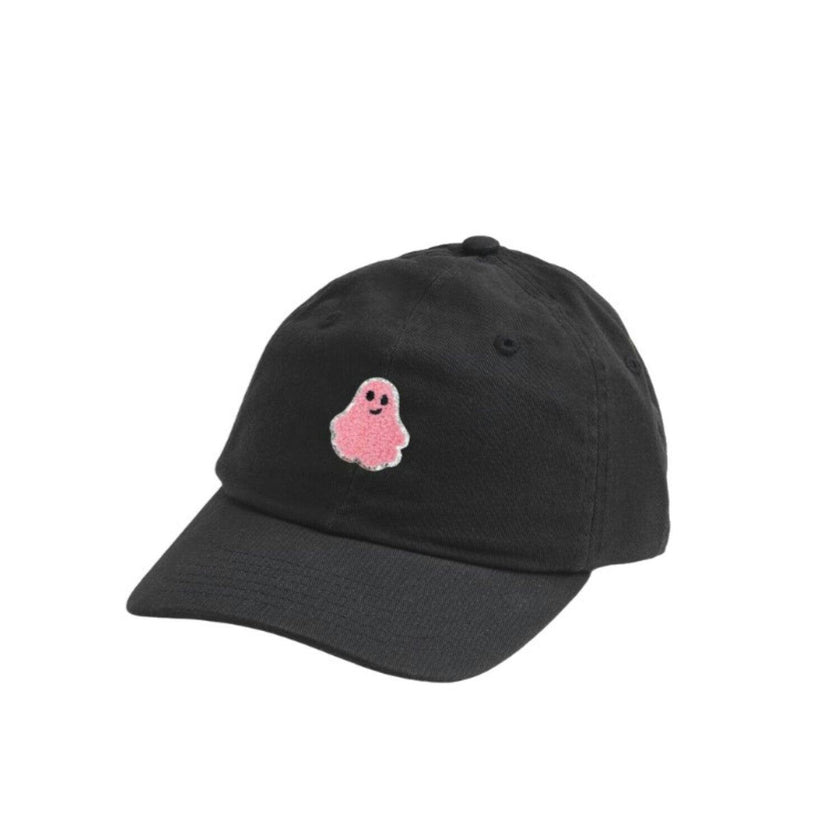 Pink Ghost Patch Halloween Baseball Hat