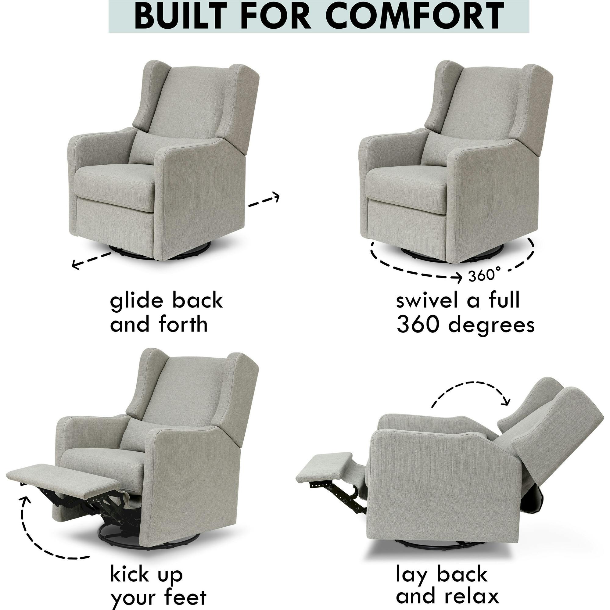 Arlo Recliner and Swivel Glider