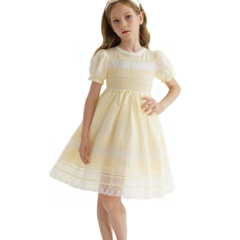 Cream London Pleated Dress