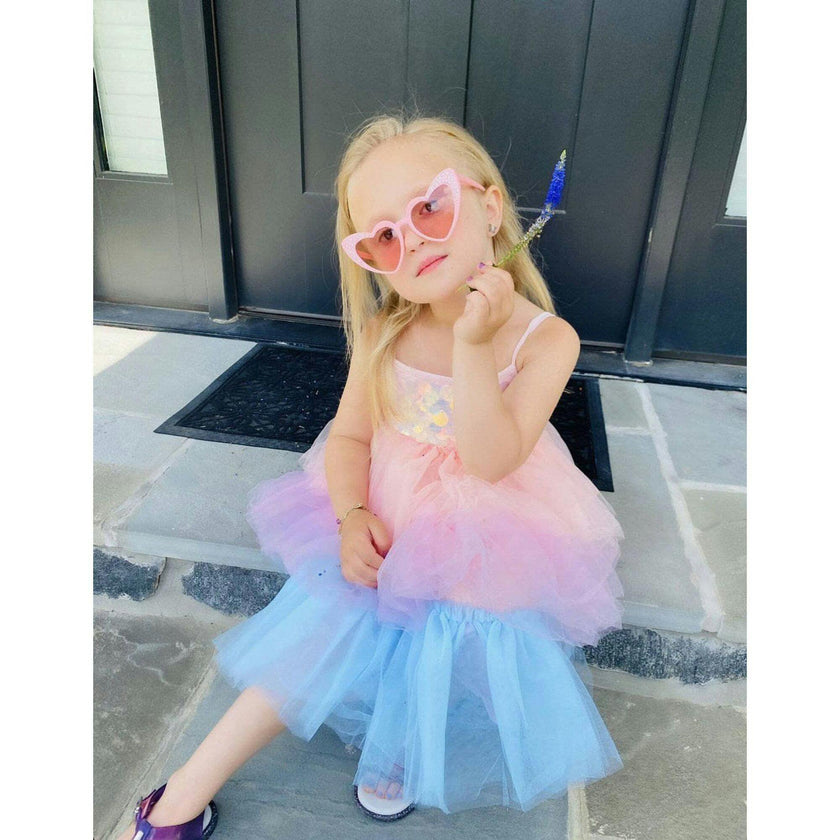 Paillette Ombre Tutu Dress