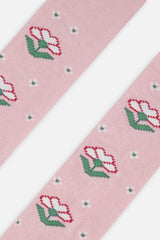 Knit Tights Pale Dusty Pink