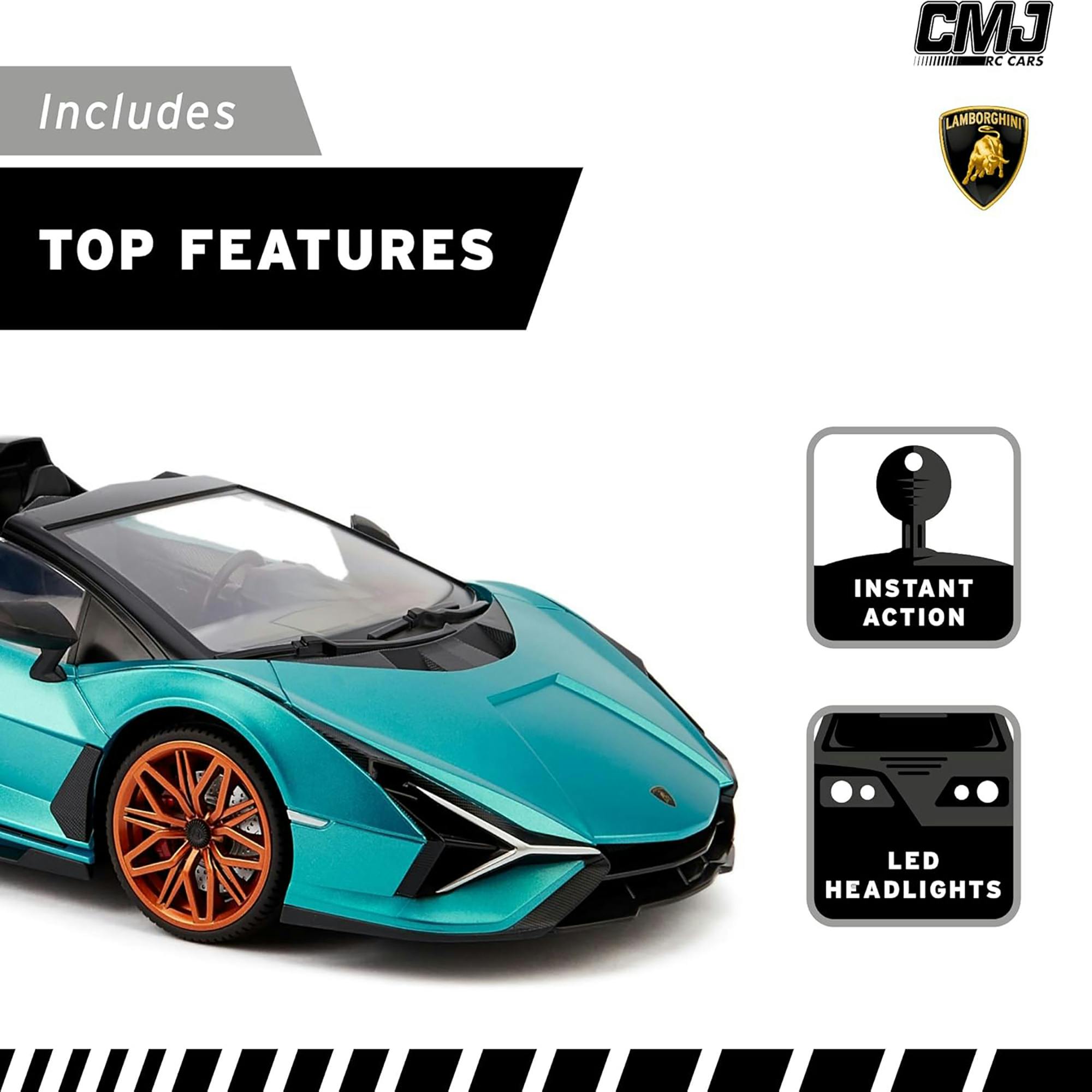 CMJ RC Car: RC Lamborghini Sian FKP 37 - Blue
