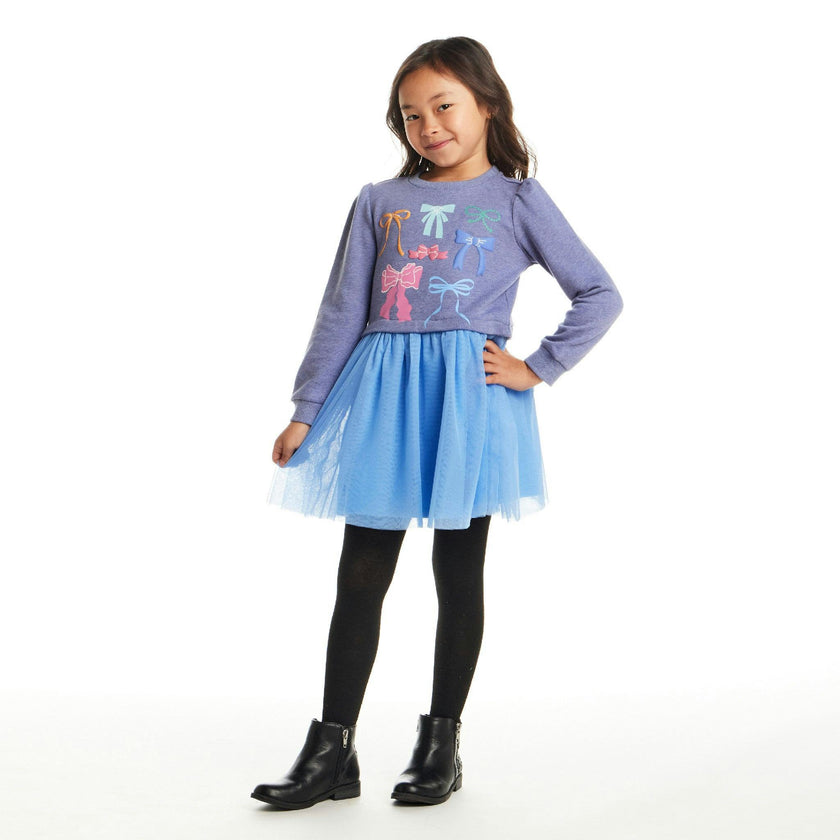 Kids Heather Sweatshirt Dress