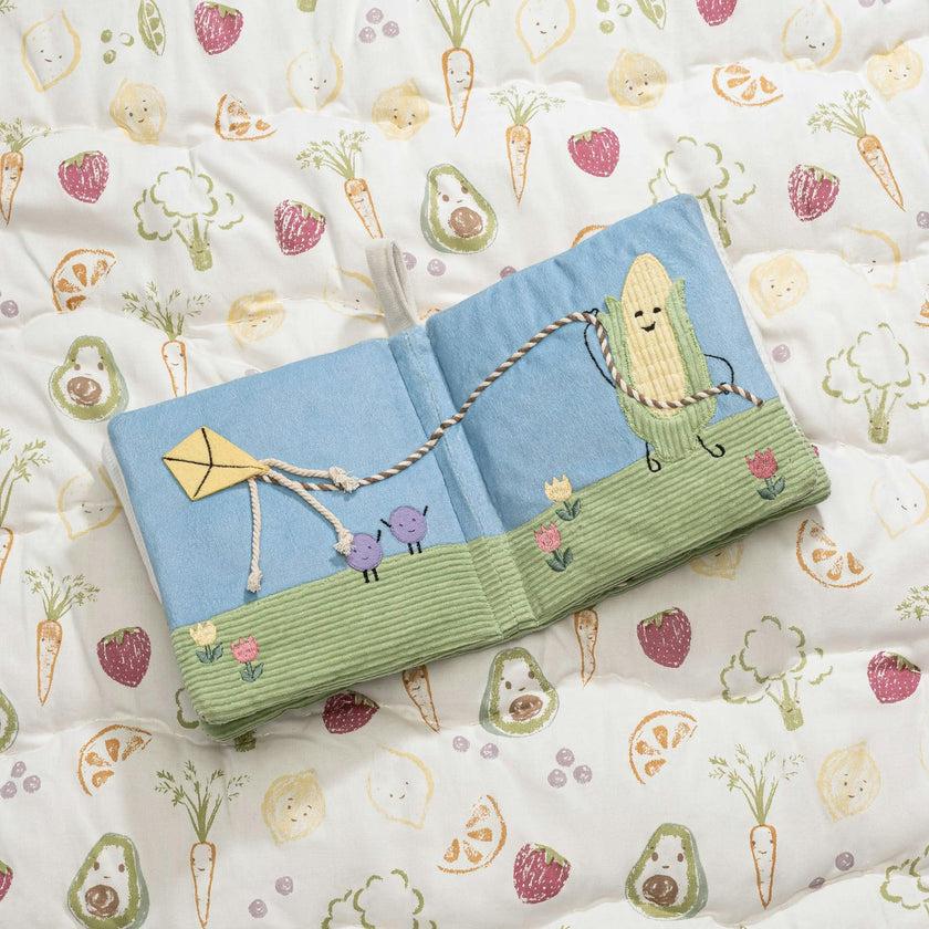 Clementine Fruits & Veggies Soft Plush Activity Book