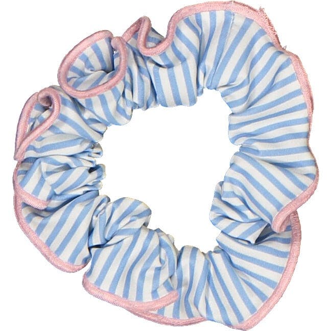 Blue Stripes Scrunchie