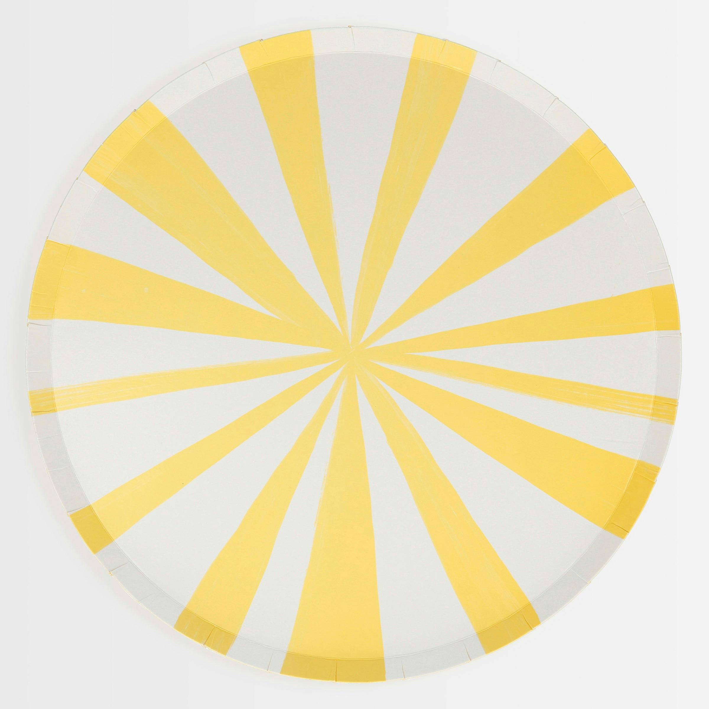 Mixed Stripe Dinner Plates