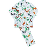 Women's Skydog Wild & Free SILK Long PJ Set