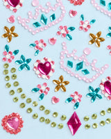 Pretty Princess Gem Set - 53 adhesive gems