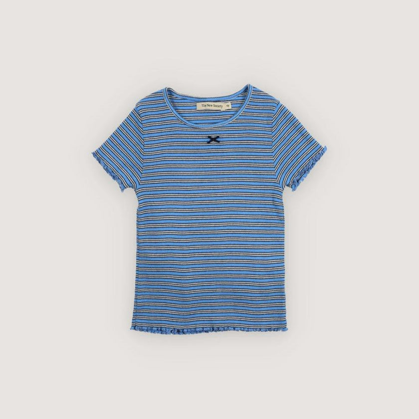 TNS Rib Tee Summer Midnight Mini Stripes