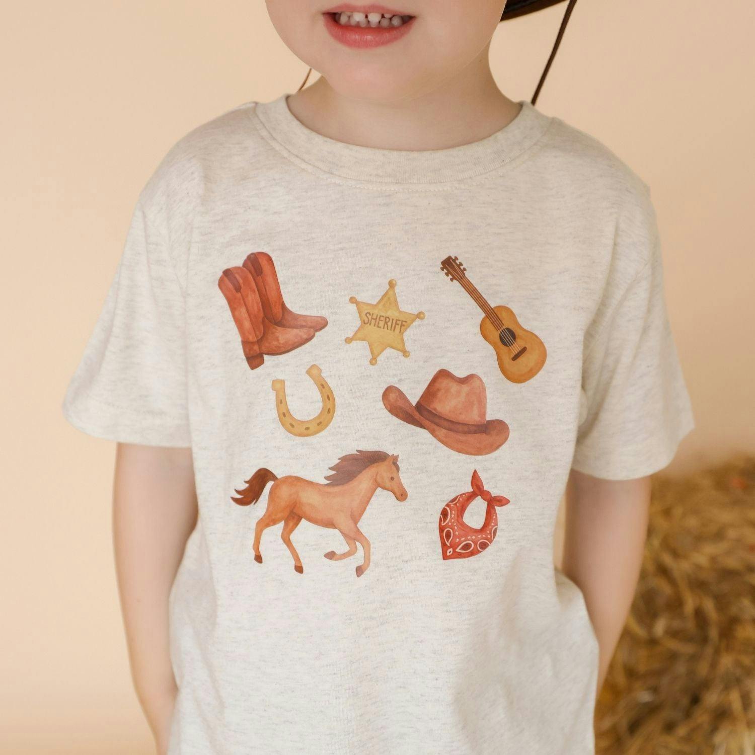 Western Cowboy Short Sleeve T-Shirt