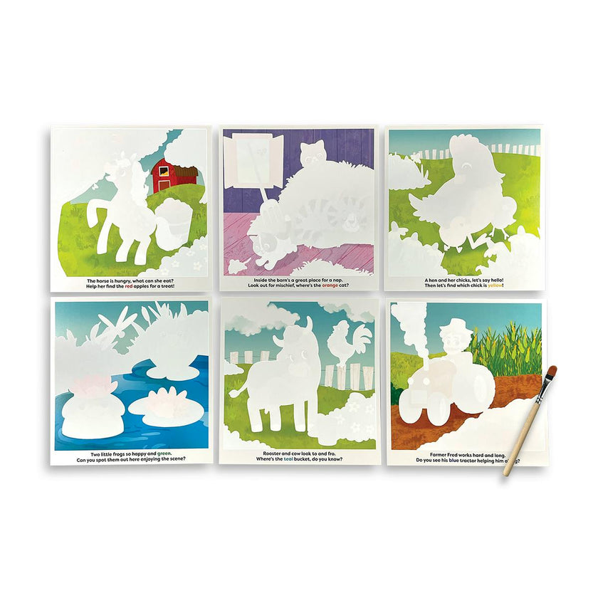Water Amaze Water Reveal Boards - On The Farm - 12 Boards