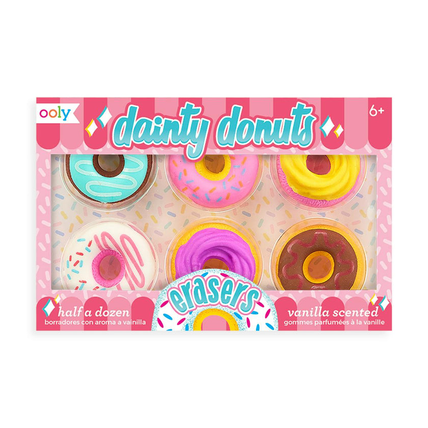 Dainty Donuts Erasers - Set of 6