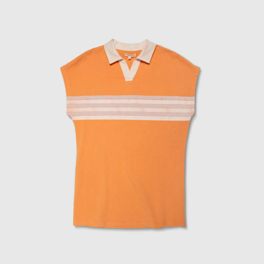Organic Tunic Dress in Overtime Orange