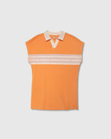 Organic Tunic Dress in Overtime Orange
