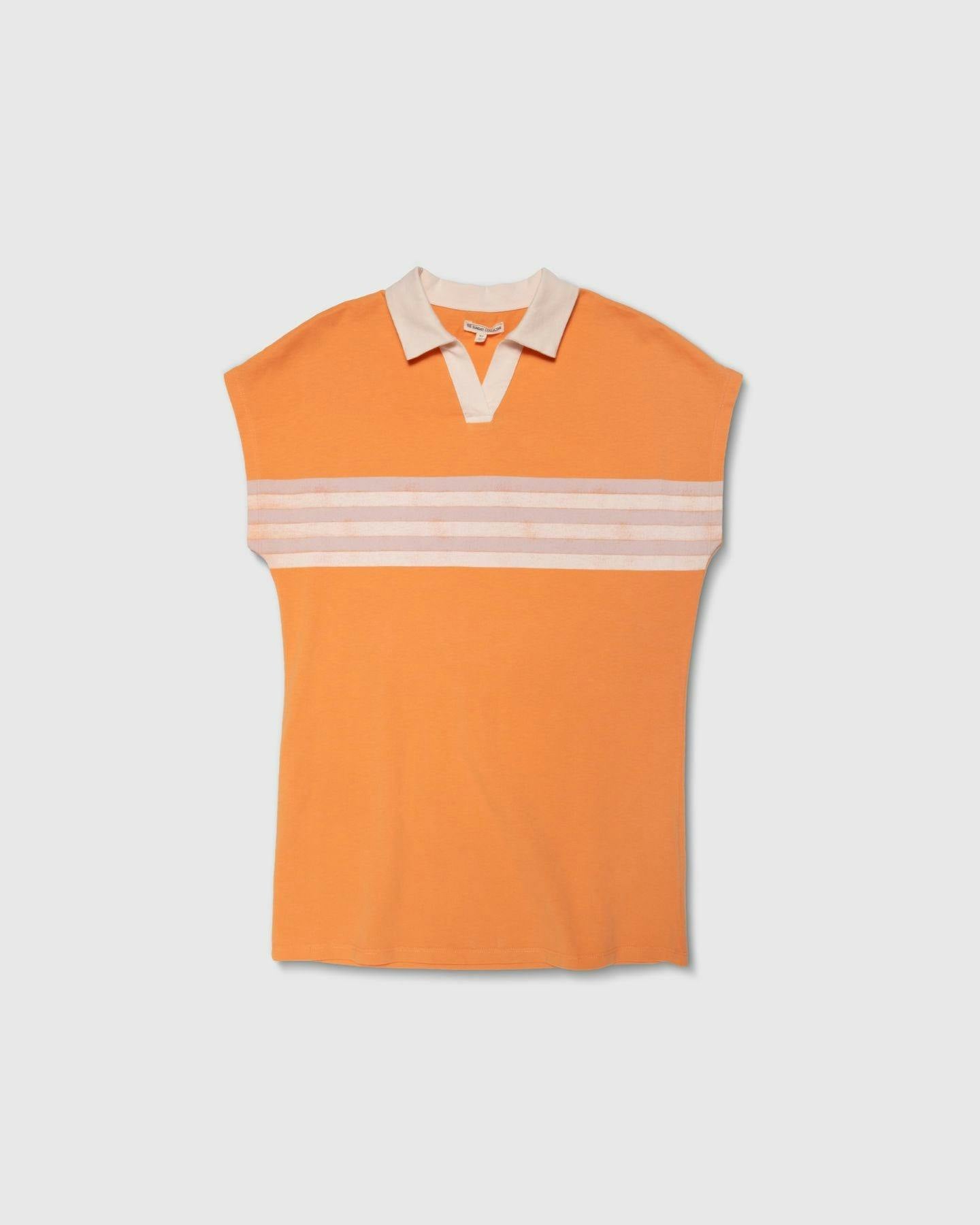 Organic Tunic Dress in Overtime Orange