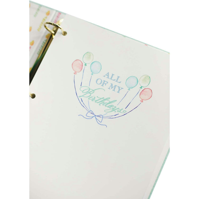 "All My Birthdays” Memory Book
