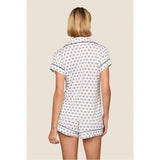 Gisele Printed TENCEL Modal Shortie PJ Set, Blue