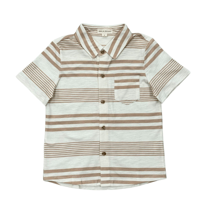 Boy's Collar Button Shirt