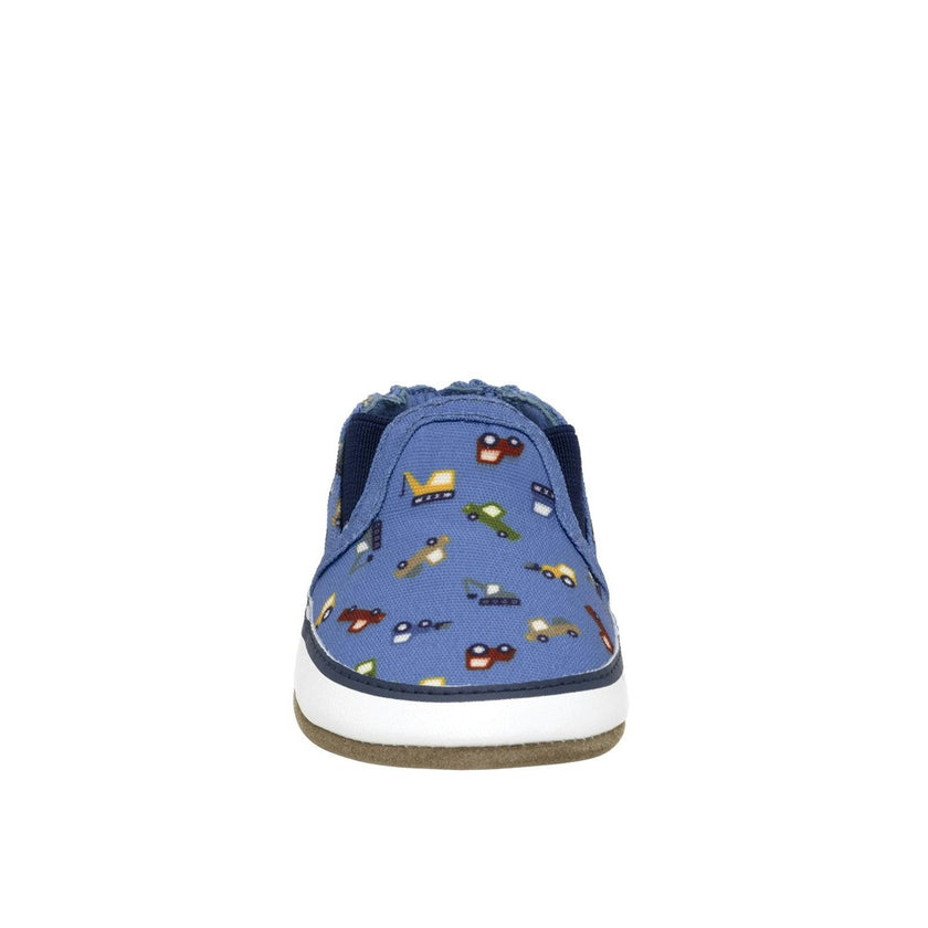 I Love Trucks Med Blue Soft Sole