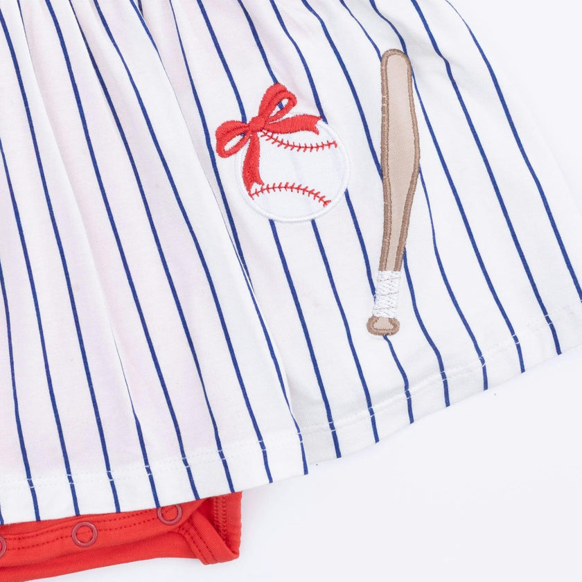 Baseball Stripe - Polo Tennis Dress