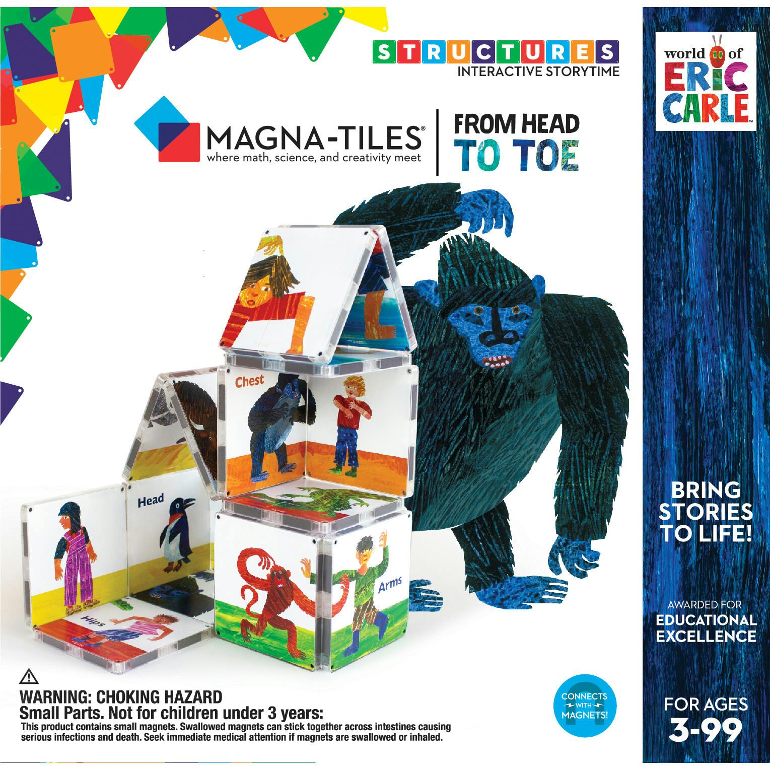 From Head to Toe Magna-Tiles Structures