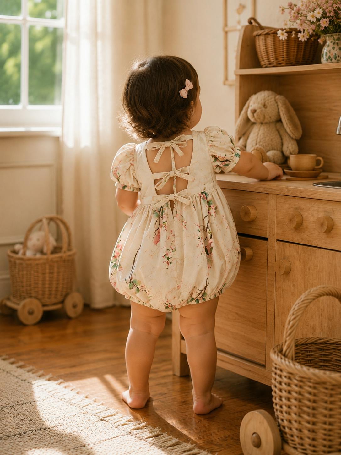 Elodie Bubble-Ivory Botanical