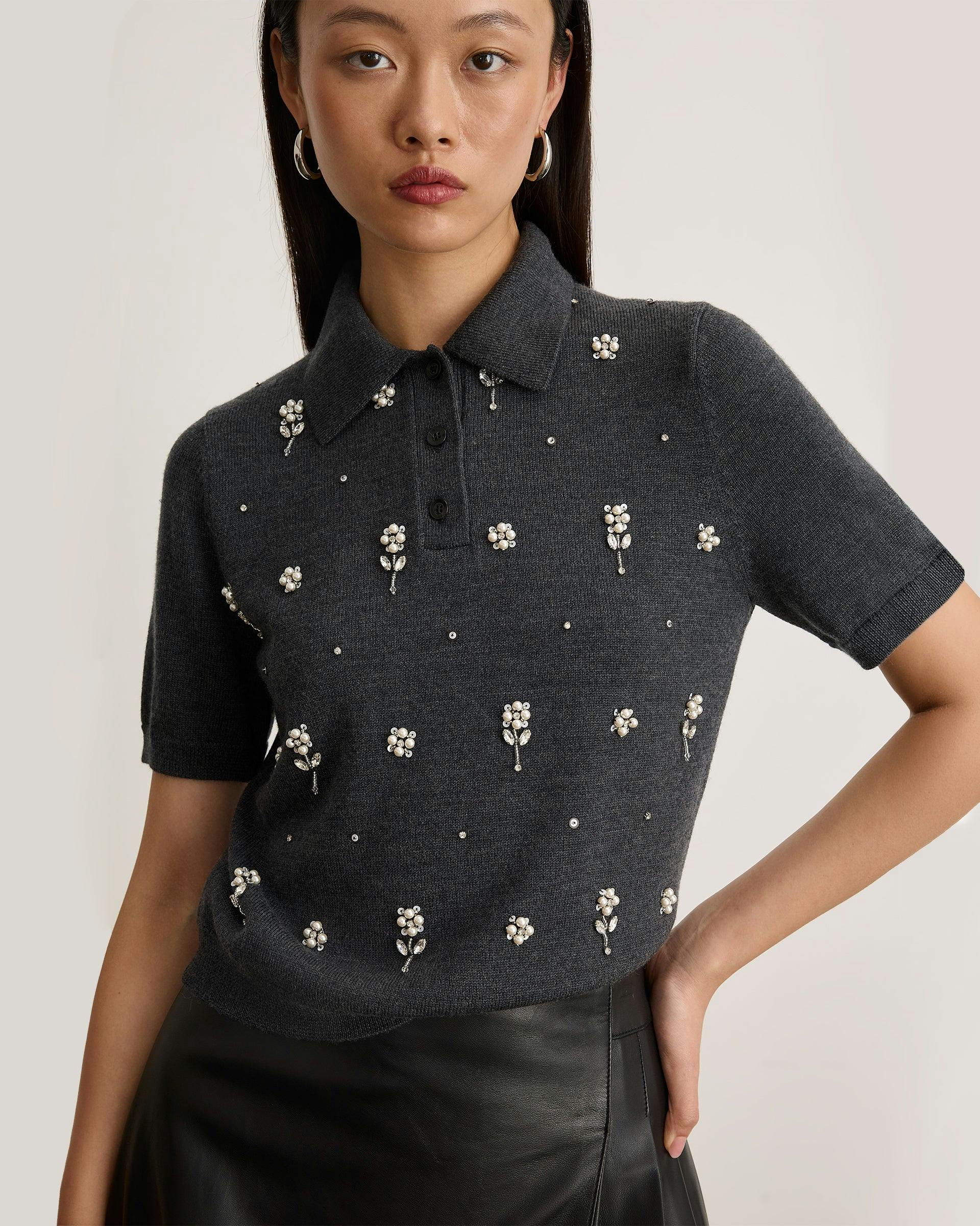 Camilla Embellished Knit Top